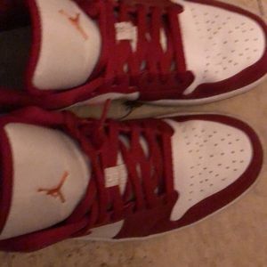 I have these red Nike sneakers if anyone is interested. Still in good shape.